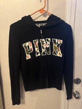 PINK Zip Up hoodie